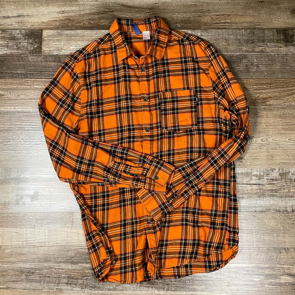 H&M Men’s Orange Flannel